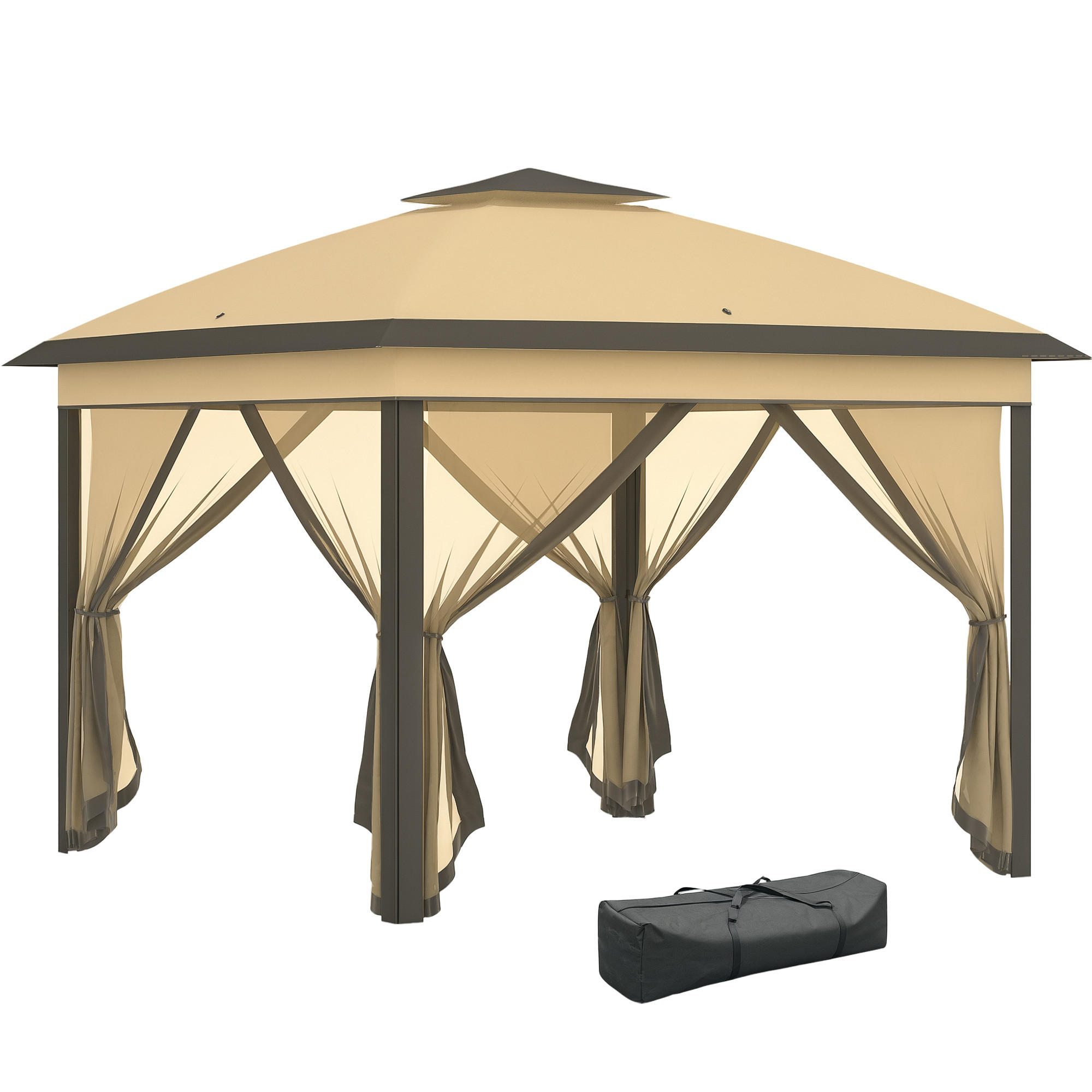 Forious Faltpavillon, Mehrfarbig 330x288x330 cm