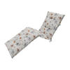 LIEGENAUFLAGE Florina 200/65 cm - Beige/Multicolor, Textil (65/8/200cm) - Madison