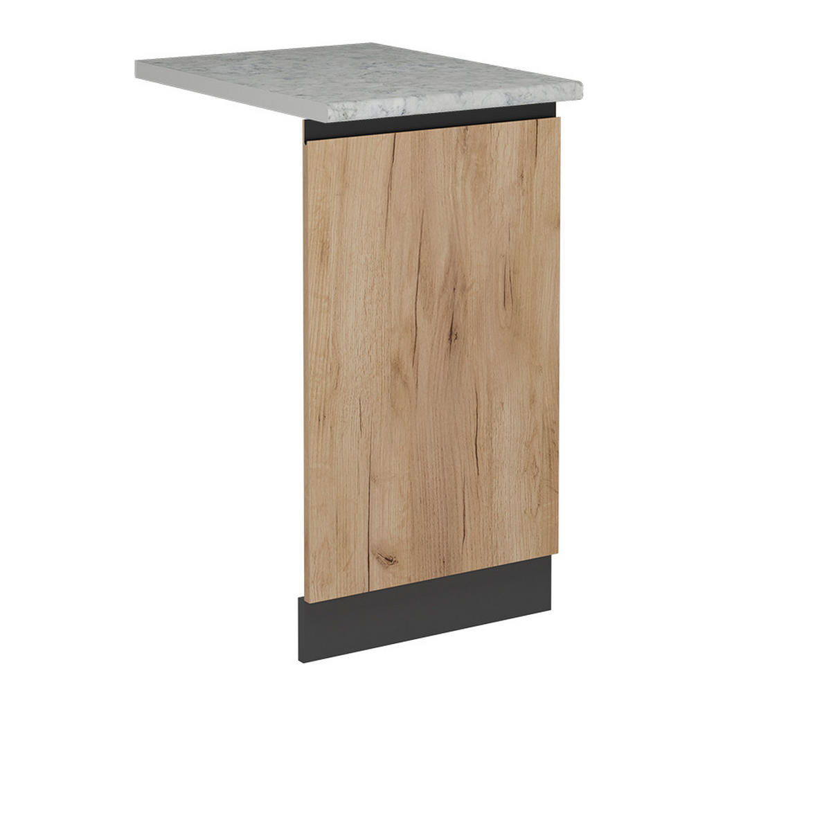 ČELNÍ PANEL MYČKY R-Line Zlatý mocný dub - medově dubová/antracitová, kompozitní dřevo (45/81.8/1.6cm) - Vicco