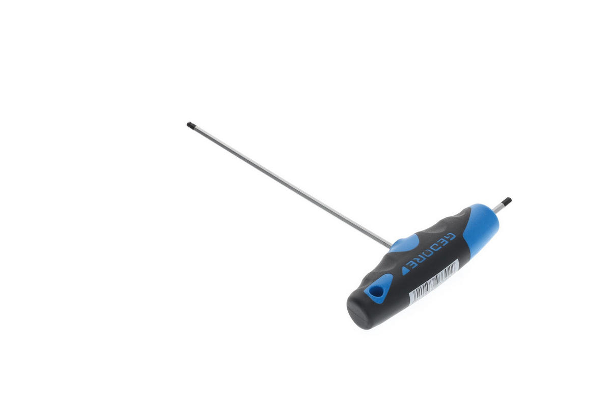 DT 2142 2,5 WINKELSCHRAUBENDREHER MIT 2K-T-GRIFF 2,5 MM - Multicolor, Kunststoff/Metall (10/15cm) - Gedore