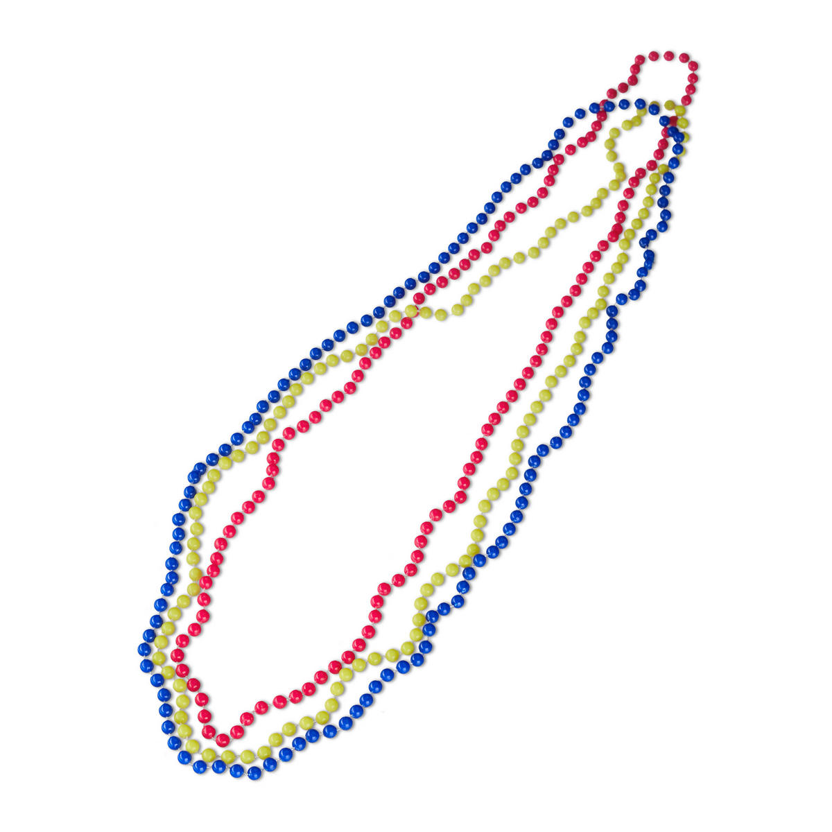 30XPERLENKETTE - Multicolor, Kunststoff (1/49/0.5cm) - Relaxdays