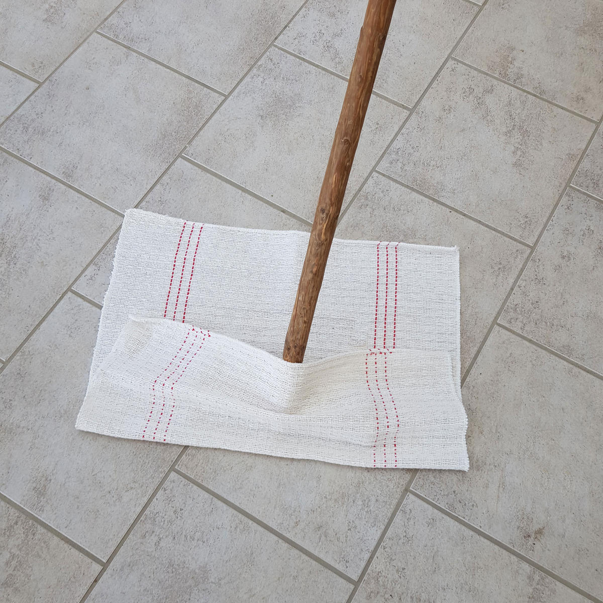 REINIGUNGSTÜCHER, 5er-Set, 55x60 cm, 80% Polyacryl / 20% Polyester, Weiß - Beige, Textil (55/60cm) - Zollner