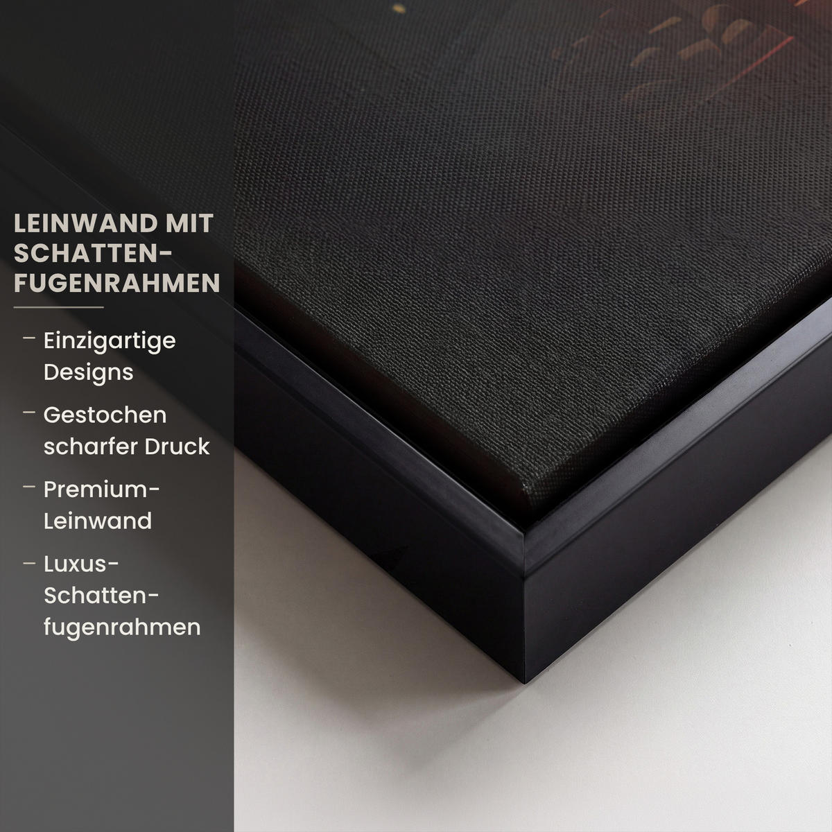 LEINWAND Bilder mit Rahmen - Weihnachtsbaum - Geschenk - Winter - 80x60 - Grün, Textil (80/60cm) - MuchoWow