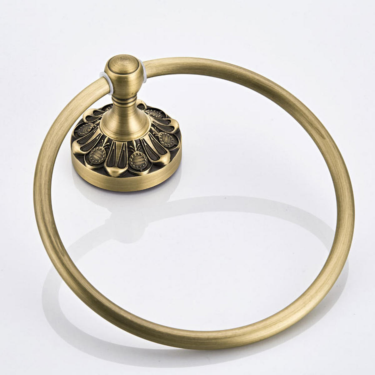 HANDTUCHRING – Antikgold – 18 cm Durchmesser - Goldfarben, Metall (18/7/20cm)