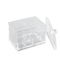KOSMETIKORGANIZER, Deckel und Griffmulde - Transparent, Kunststoff (15/11/12.5cm) - bremermann