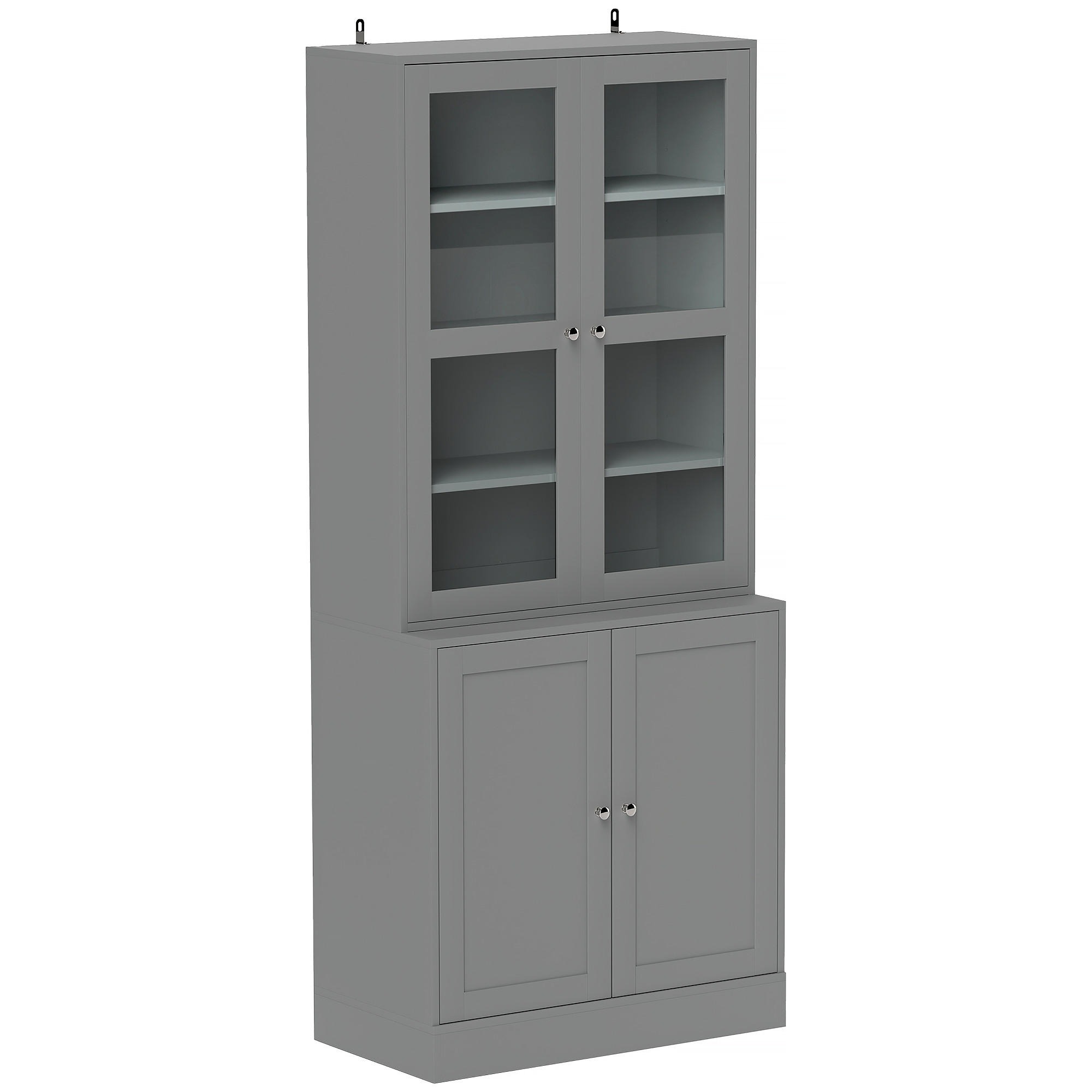 ComfortXL Aktenschrank Grau 40x178.5x76 cm