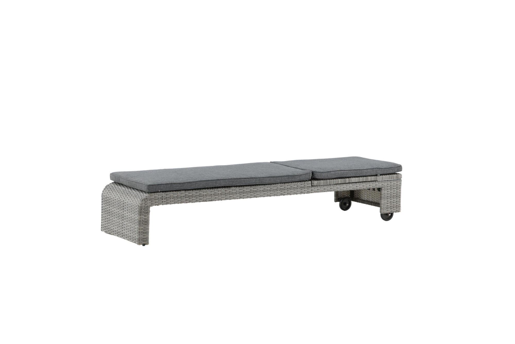 Furnlux Sonnenliege Grau 196x32x60 cm