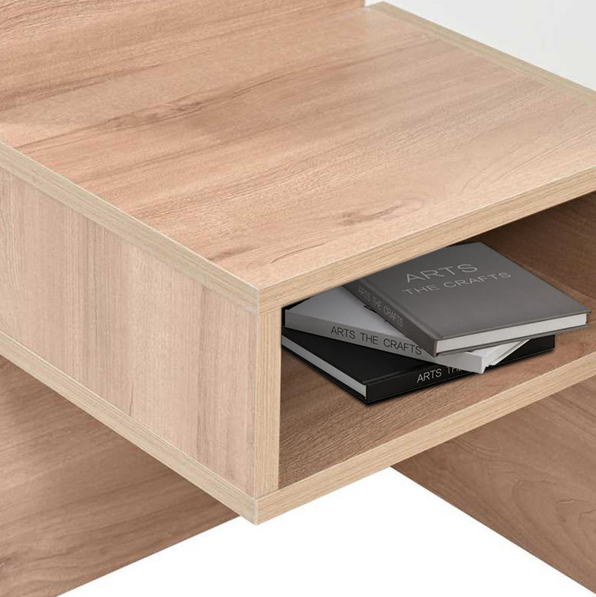 POLSTERBETT aus Massivholz und MDF 140x200 cm in Weiß mit USB & Leselicht - Weiß, Holzwerkstoff (140/200cm) - Modfu