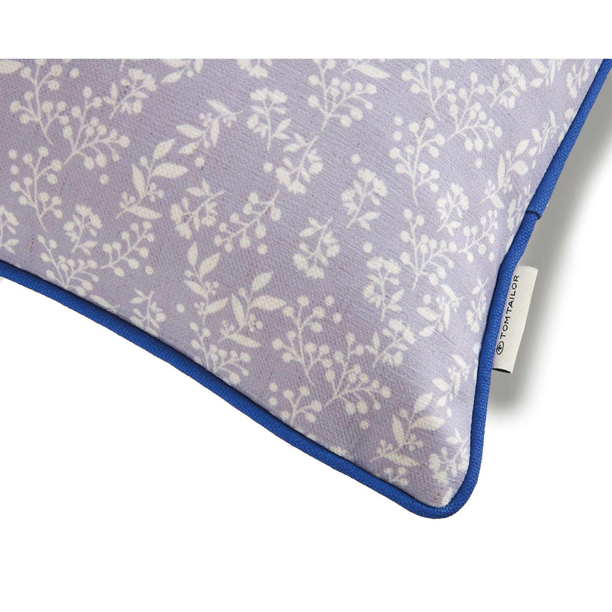 ZIERKISSENHÜLLE BLOOM - Lila, Textil (45/45cm) - Tom Tailor