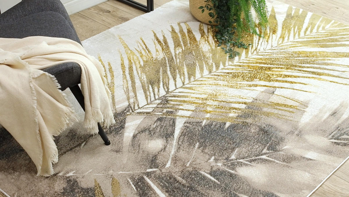 TEPPICH Bliss 140/190 cm - Creme, Textil (140/190cm) - rugsX