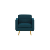 SESSEL Brest-Malmo 81 - Dunkelblau, Holz/Textil (80/84/81cm)