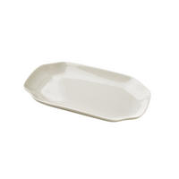 SERVIERPLATTE Basic weiß 26/15/3,5 cm Porzellan - Weiß, Keramik (15/3.5/26cm) - Mondex