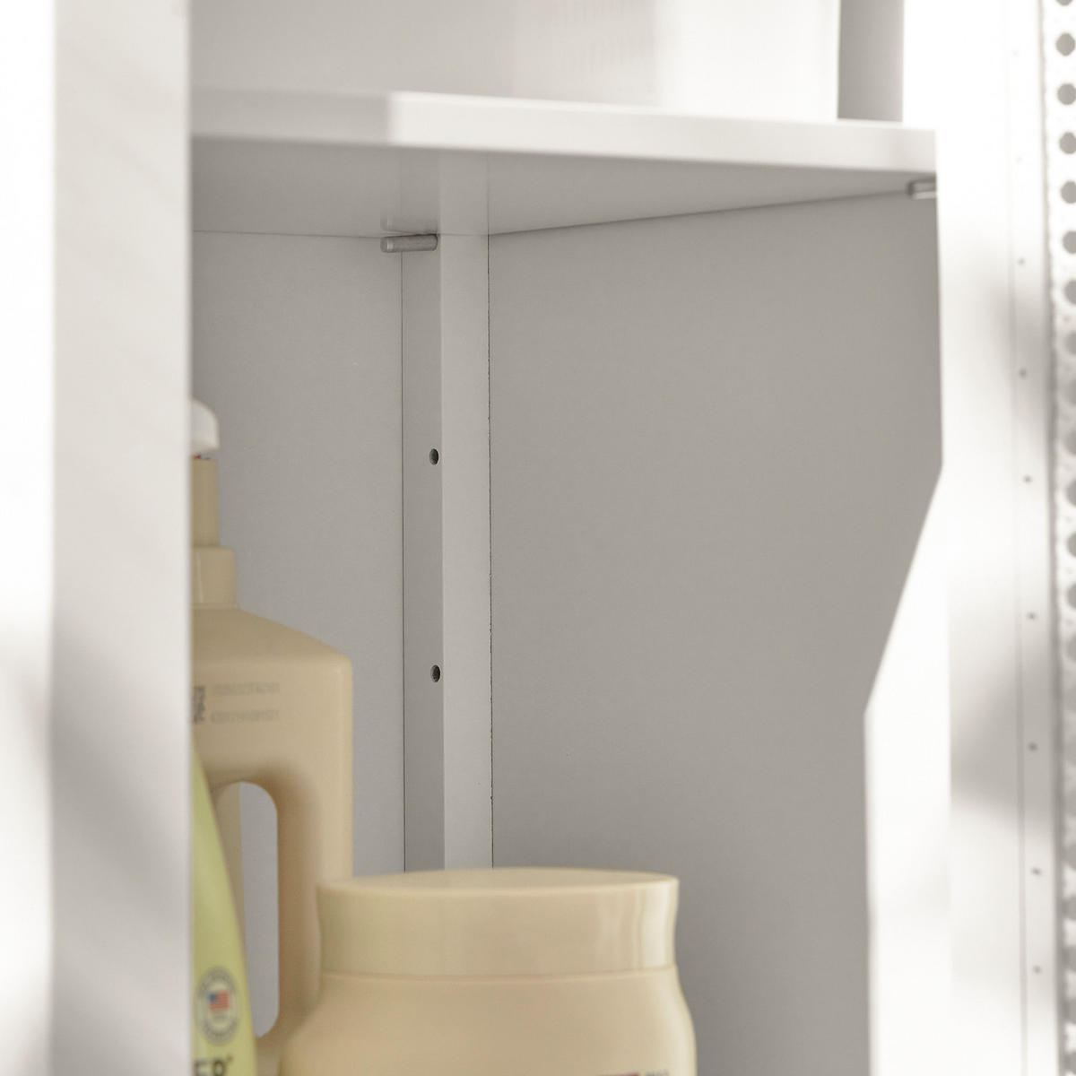HOCHSCHRANK Weiß - Weiß, Holzwerkstoff (35/161/32cm) - SoBuy
