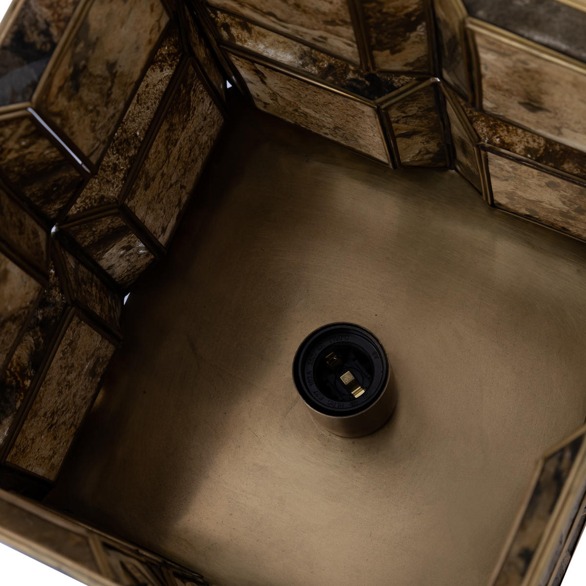 TISCHLAMPE Layra Gold 24/24/30cm - Goldfarben, Metall (24/24/30cm) - PTMD Collection