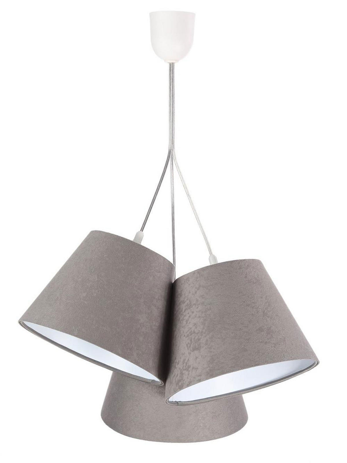 HÄNGELEUCHTE Grau 26/19 cm - Weiß, Kunststoff (26/0.8/19cm) - ONZENO