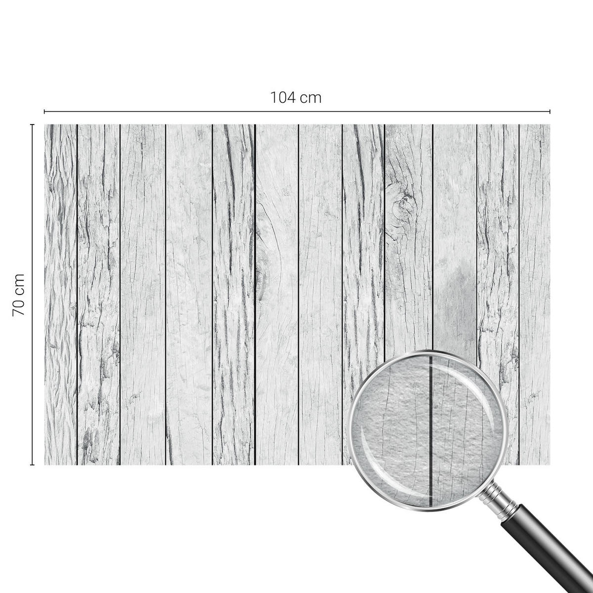 FOTOTAPETE 104x70 cm - Vintage-Flair - Weiß, Textil (104/70cm) - Wallfluent