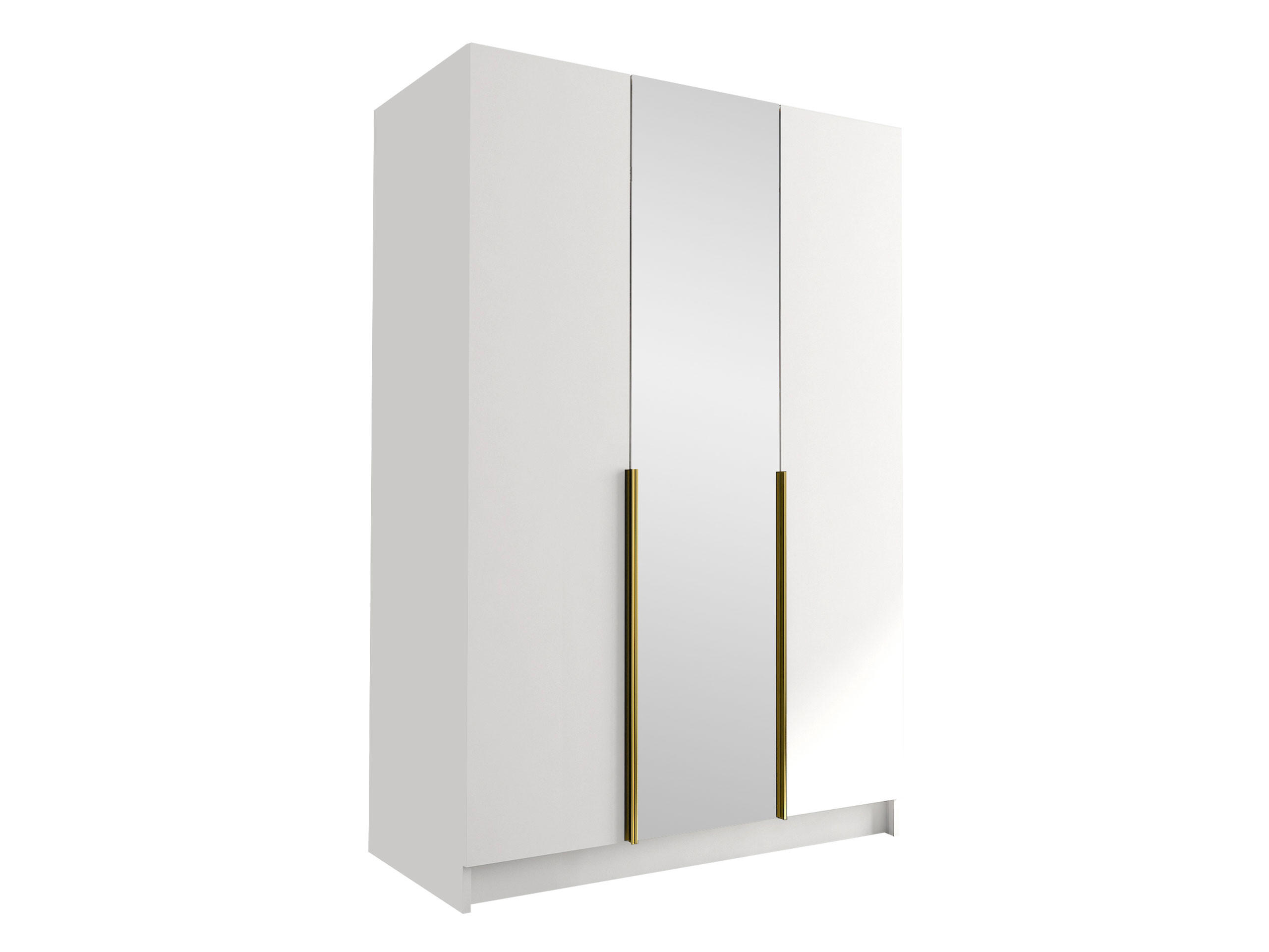 KLEIDERSCHRANK Calia II - Goldfarben/Multicolor, Holzwerkstoff/Metall (150/215/58cm) - MIRJAN24