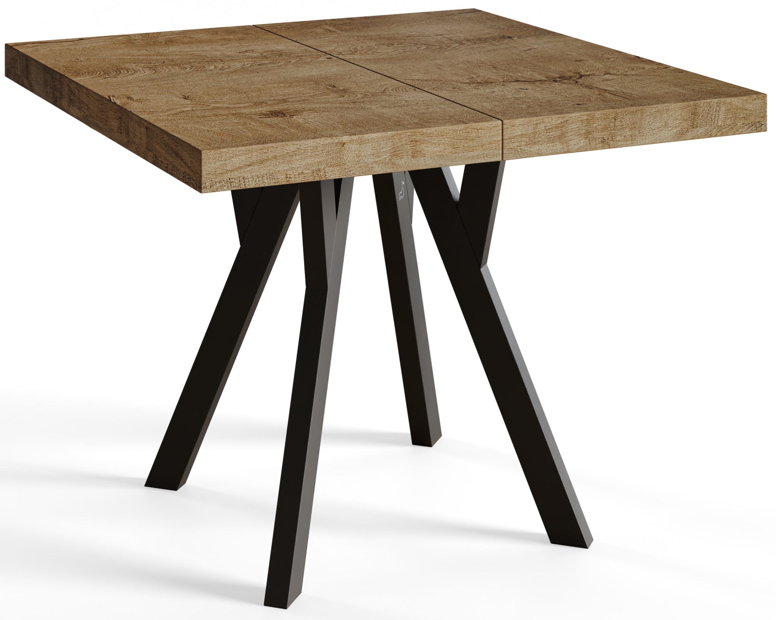 Alpi-Möbel Quadratischer Dunkelbraun 110x77x110 cm