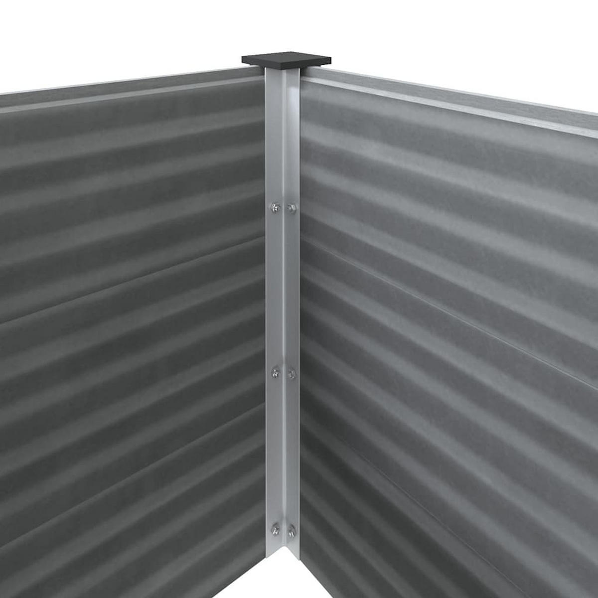 GARTEN-HOCHBEET Wpc 150/50/54 Cm Grau - Grau, Holzwerkstoff (50/54/150cm) - vidaXL