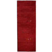 LÄUFER Orient handgeknüpft Rot 222/82 cm Schurwolle - Rot, Textil (82/222cm) - Looma