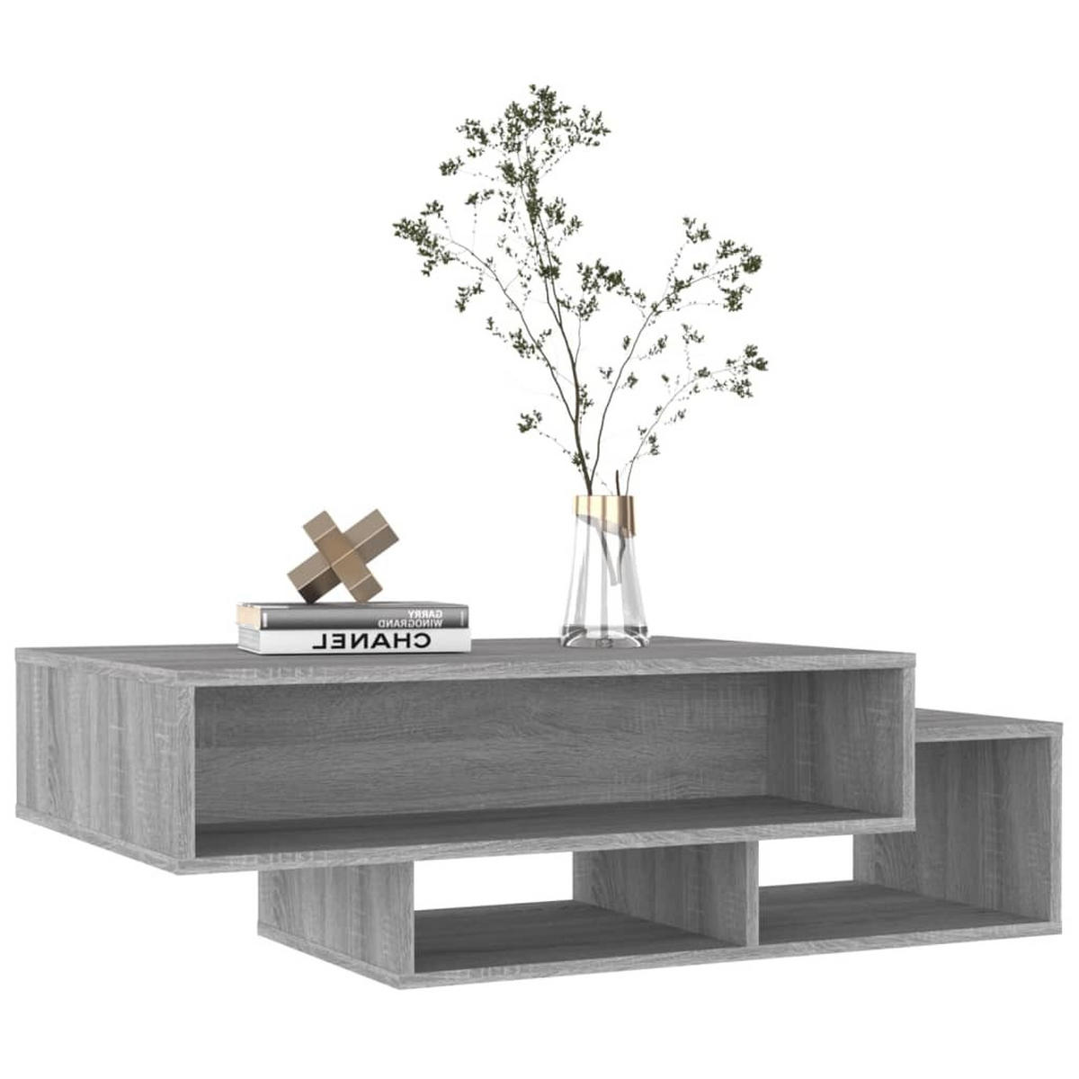 COUCHTISCH Grau Sonoma 105x55x32 cm Holzwerkstoff - Grau, Holzwerkstoff (105/55/32cm) - furnicato