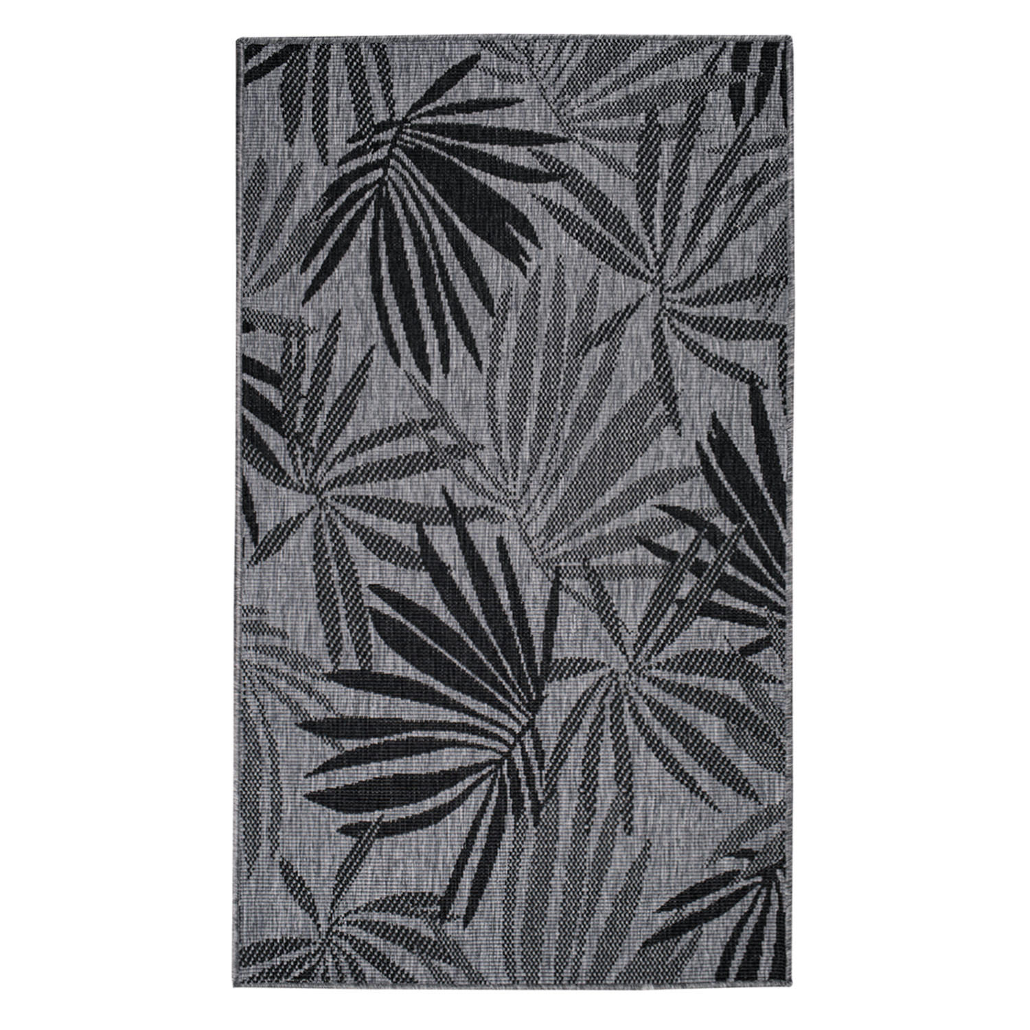 OUTDOOR-TEPPICH DuoRug 5771 Anthrazit 80x150 cm - Anthrazit, Textil (80/150cm) - carpet city