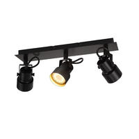 DECKENLEUCHTE Brilon 42/7/10.5cm - Schwarz, Metall (42/7/10.5cm) - Nettlife