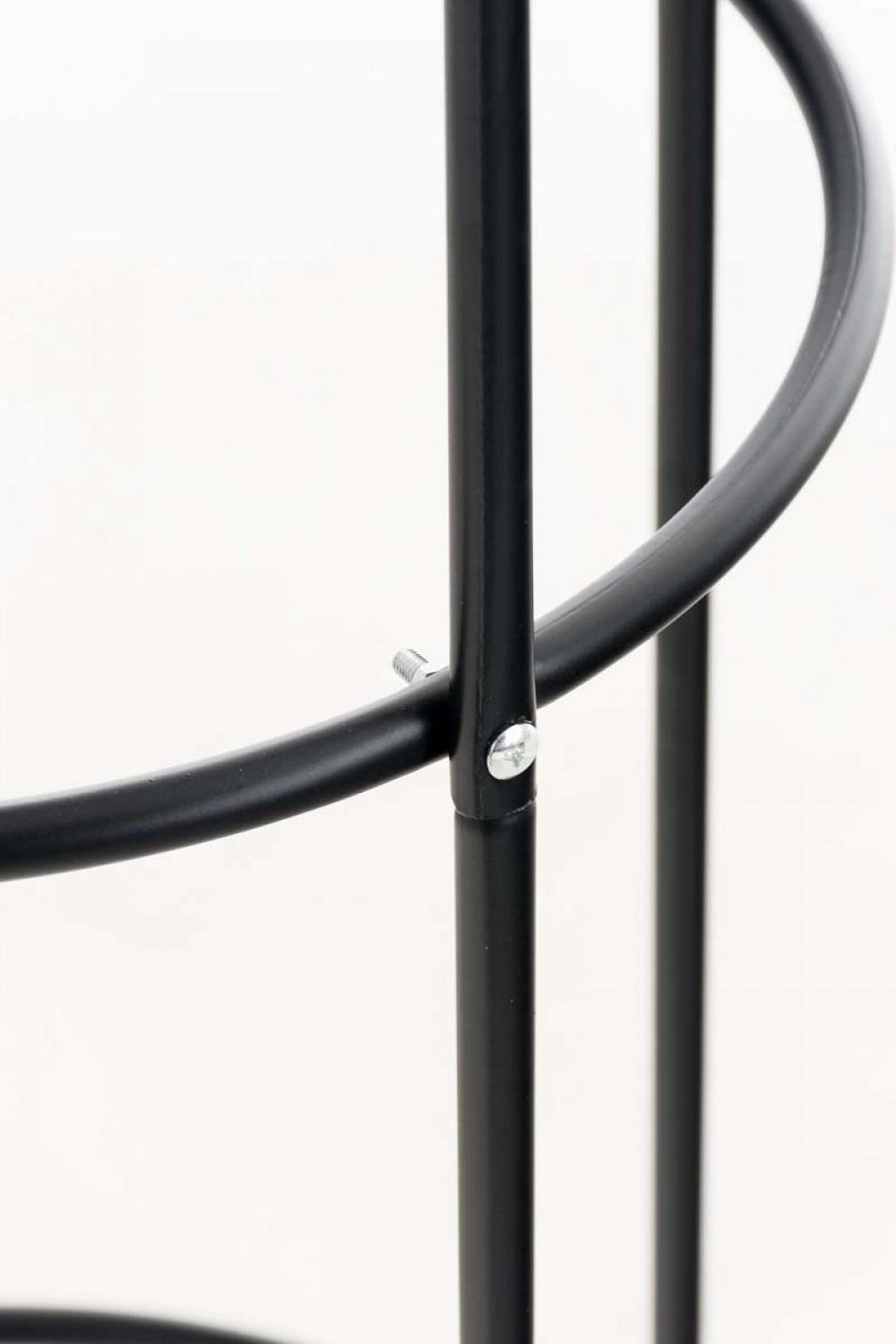 RANKGITTER Metall Schwarz - Schwarz, Metall (38/190/38cm) - CLP