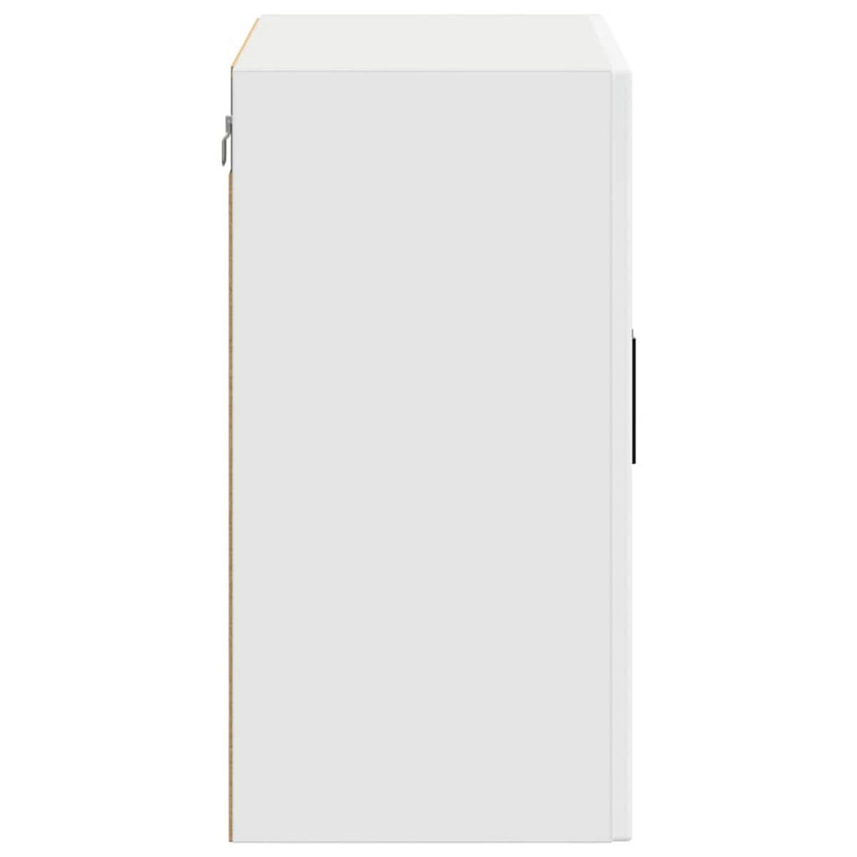 KÜCHEN-HÄNGESCHRANK Mit Glastür Weiss - Weiß, Holzwerkstoff (31/60/80cm) - vidaXL