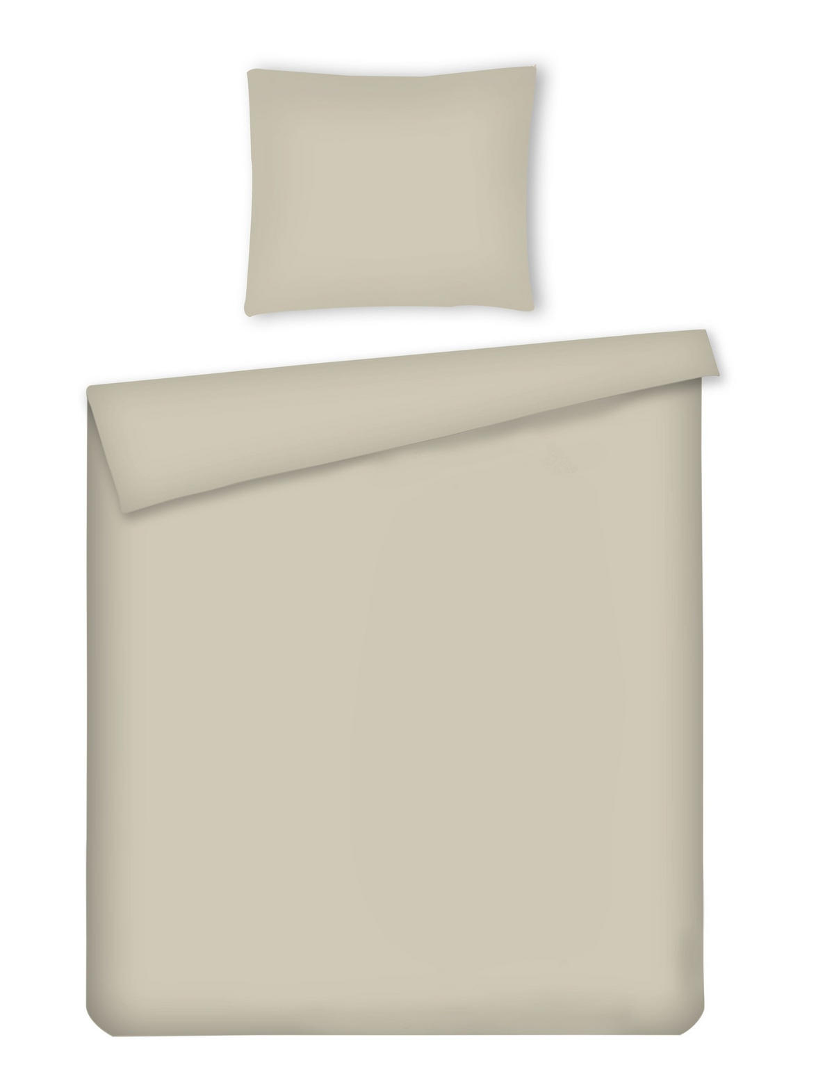 BETTWÄSCHE Micros - Beige, Textil (140/200cm) - home&you