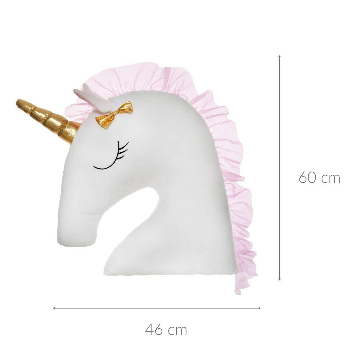 ZIERKISSEN 60/46 cm - Weiß, Kunststoff (46/60cm) - Atmosphera for kids
