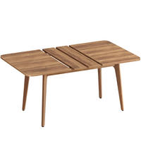 ESSTISCH ausziehbar 140–180 cm bis 120 kg belastbar - Braun, Holz (180/85/76.2cm) - Kaket