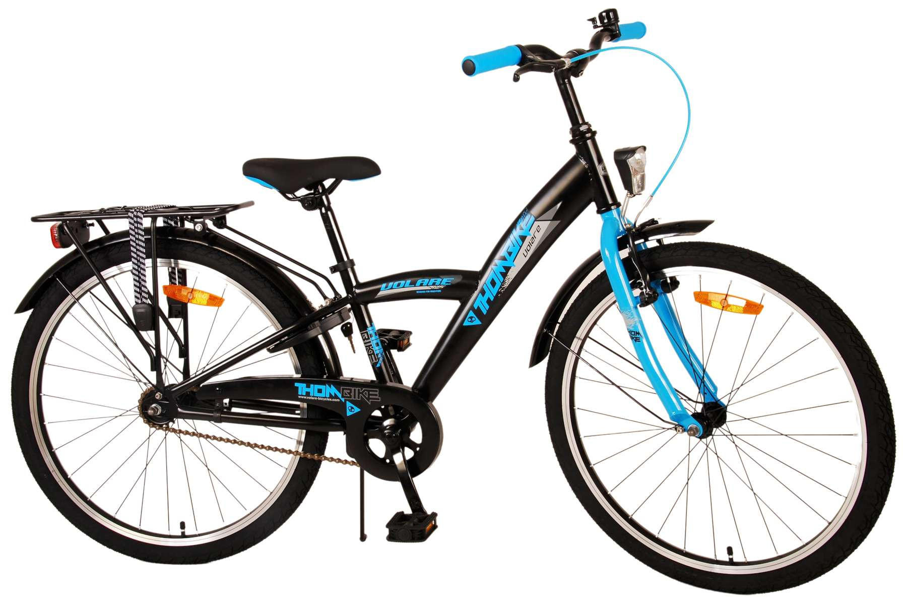 KINDERFAHRRAD Thornbike - Jungen - Rücktritt + Handbremse - 24 Zoll - Blau - Blau, Metall (61cm) - TPFSports