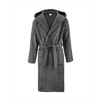 BADEMANTEL Herren Anthrazit - Anthrazit, Textil (Mnull) - Herzbach Home