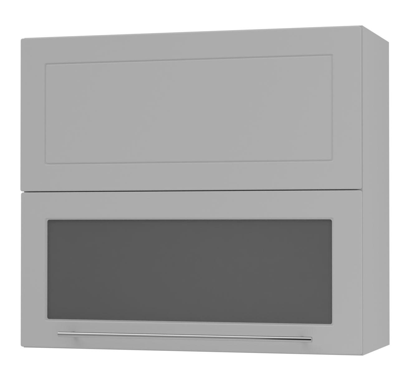 KÜCHENHÄNGESCHRANK Kvantum W8BS/80 Dust Grey Matt / Grau Matt 80 / 32,5 / 72cm - Grau, Holz/Holzwerkstoff (80/72/32.5cm) - Feldmann-Wohnen