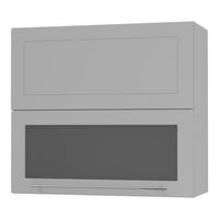 KÜCHENHÄNGESCHRANK Kvantum W8BS/80 Dust Grey Matt / Grau Matt 80 / 32,5 / 72cm - Grau, Holz/Holzwerkstoff (80/72/32.5cm) - Feldmann-Wohnen