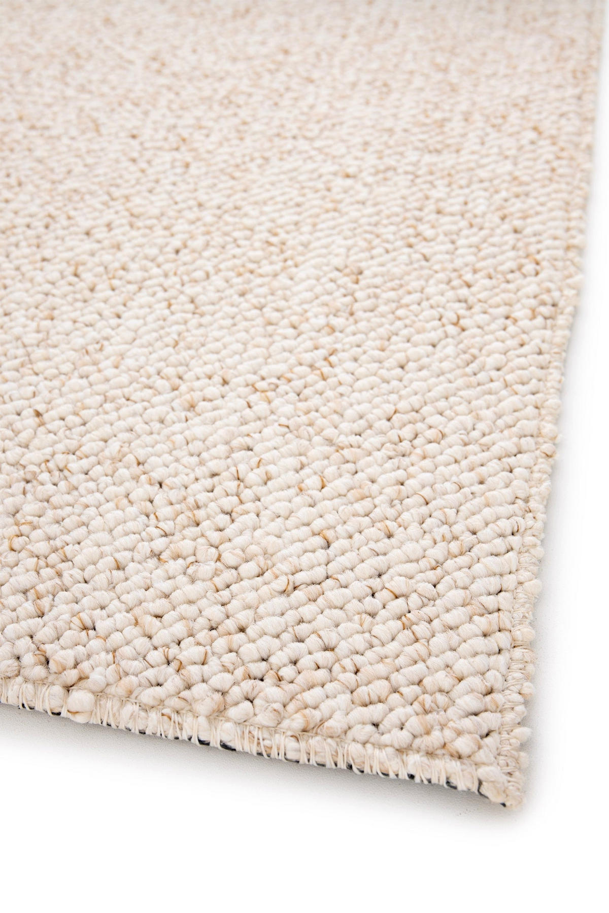 TEPPICH mit englischer Nahtverarbeitung weiss - Weiß, Textil (120/170cm) - AFK Living