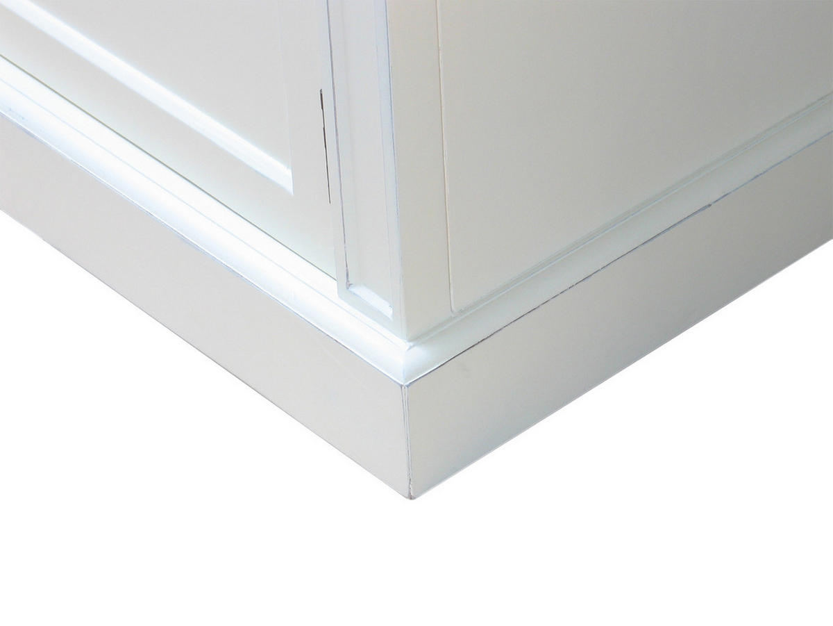 SIDEBOARD antik weiß - Weiß, Holzwerkstoff (186/86/45cm) - ebuy24