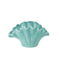VASE BLUME Grün - Grün, Keramik (14.5cm) - J-Line