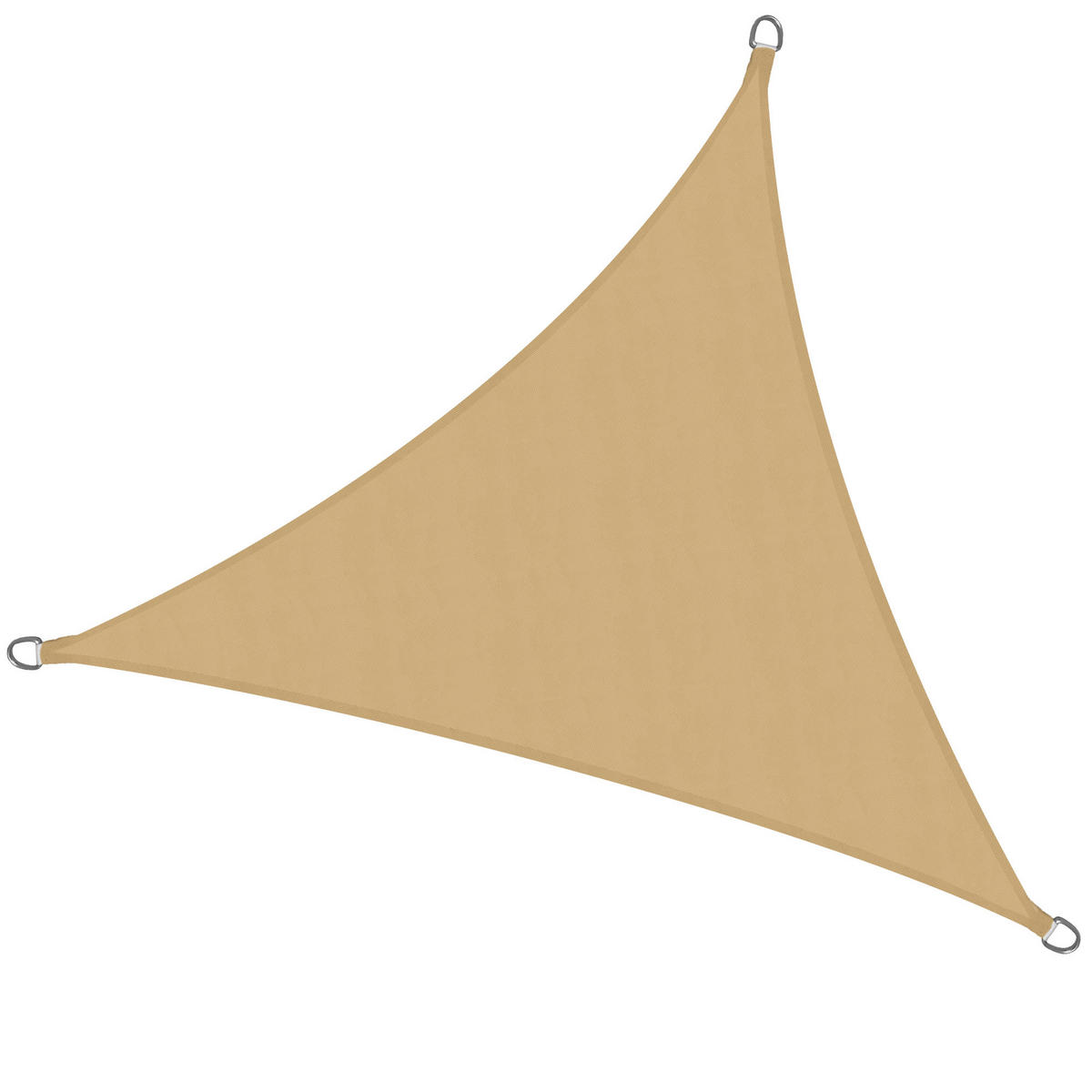 SONNENSEGEL SolVision PS9 360/360/360 cm dreieckig Sand PE - Sandfarben, Kunststoff (360/360cm) - Sol Royal