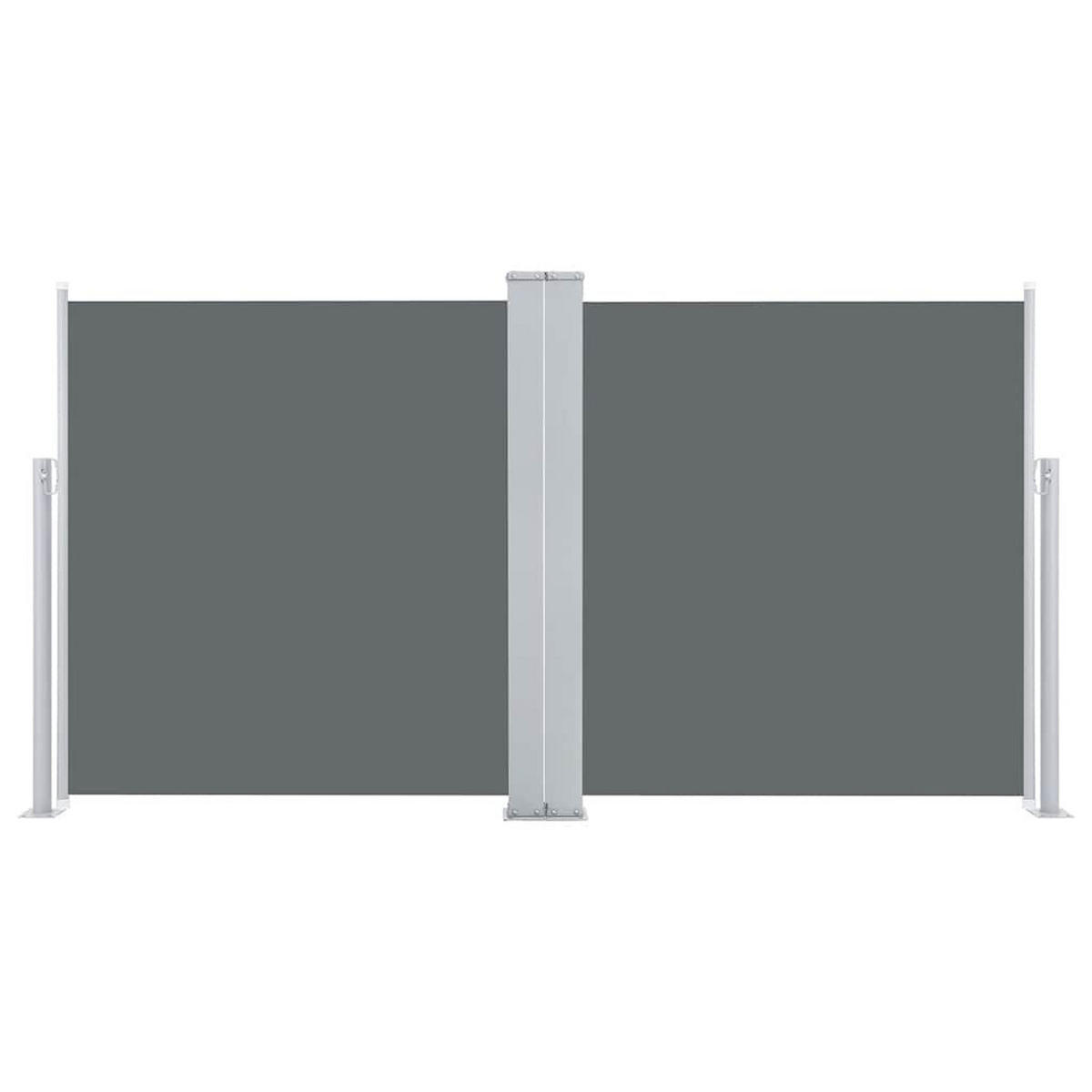 AUSZIEHBARE Seitenmarkise Anthrazit 100/600 Cm - Anthrazit, Textil (600/100/1cm) - vidaXL