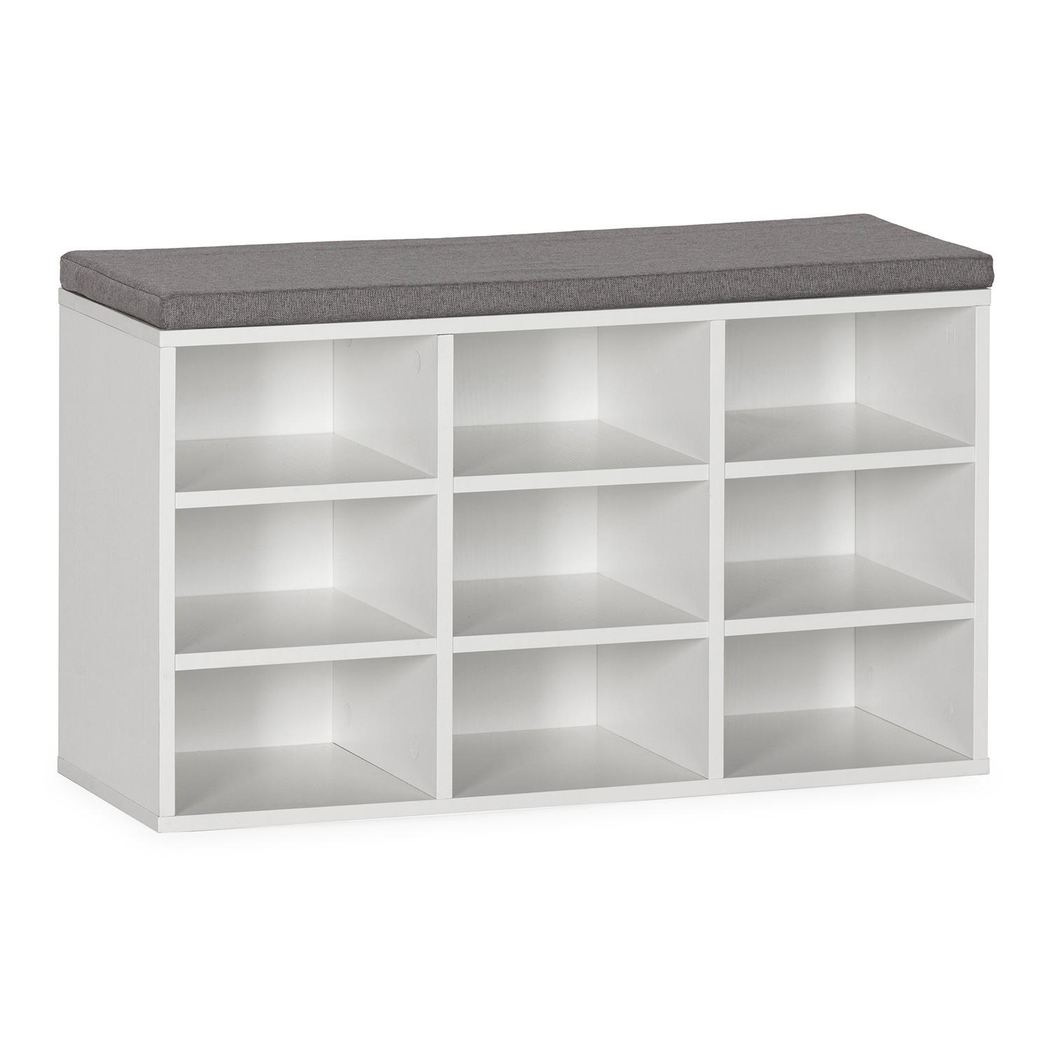 SCHUHBANK Samuel farbe Weiß - Weiß, Holzwerkstoff (81/50/31cm) - VS Venta-stock
