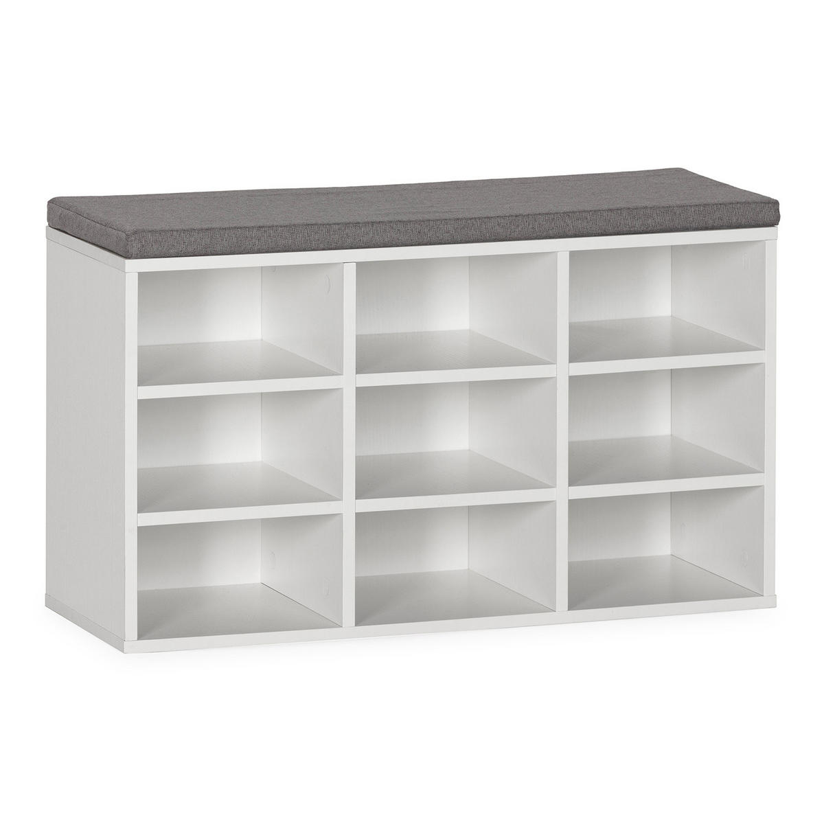 SCHUHBANK Samuel farbe Weiß - Weiß, Holzwerkstoff (81/50/31cm) - VS Venta-stock