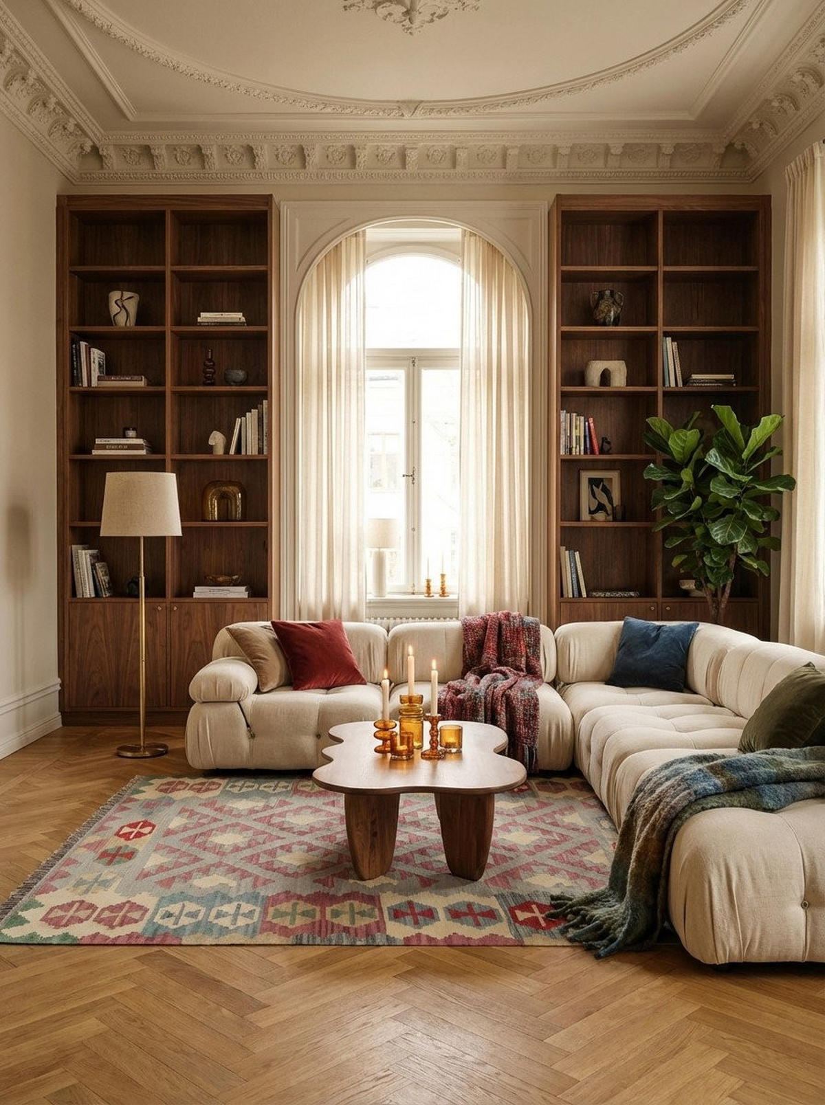 HANDWEBTEPPICH Kelim Gashgai Grau 191/154 cm Schurwolle - Grau, Textil (154/191cm) - Looma