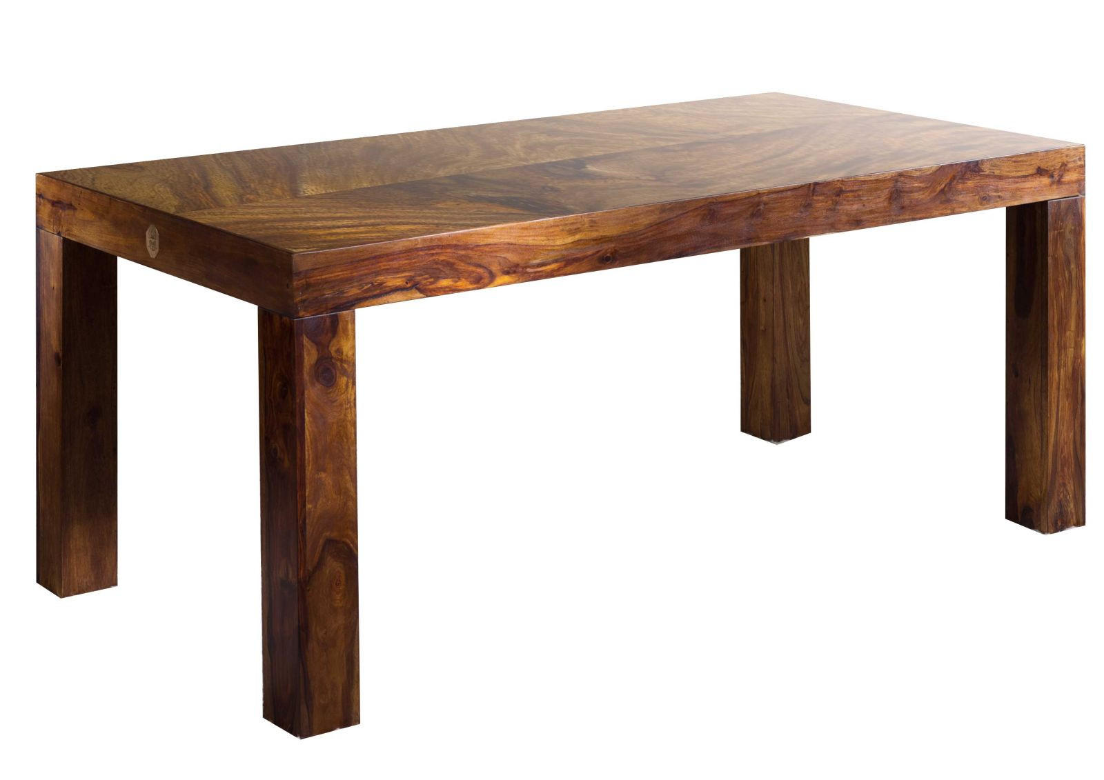ESSTISCH Sheesham 140x90x76 braun lackiert METRO LIFE #169 - Braun, Holz (140/90/76cm) - Massivmoebel24