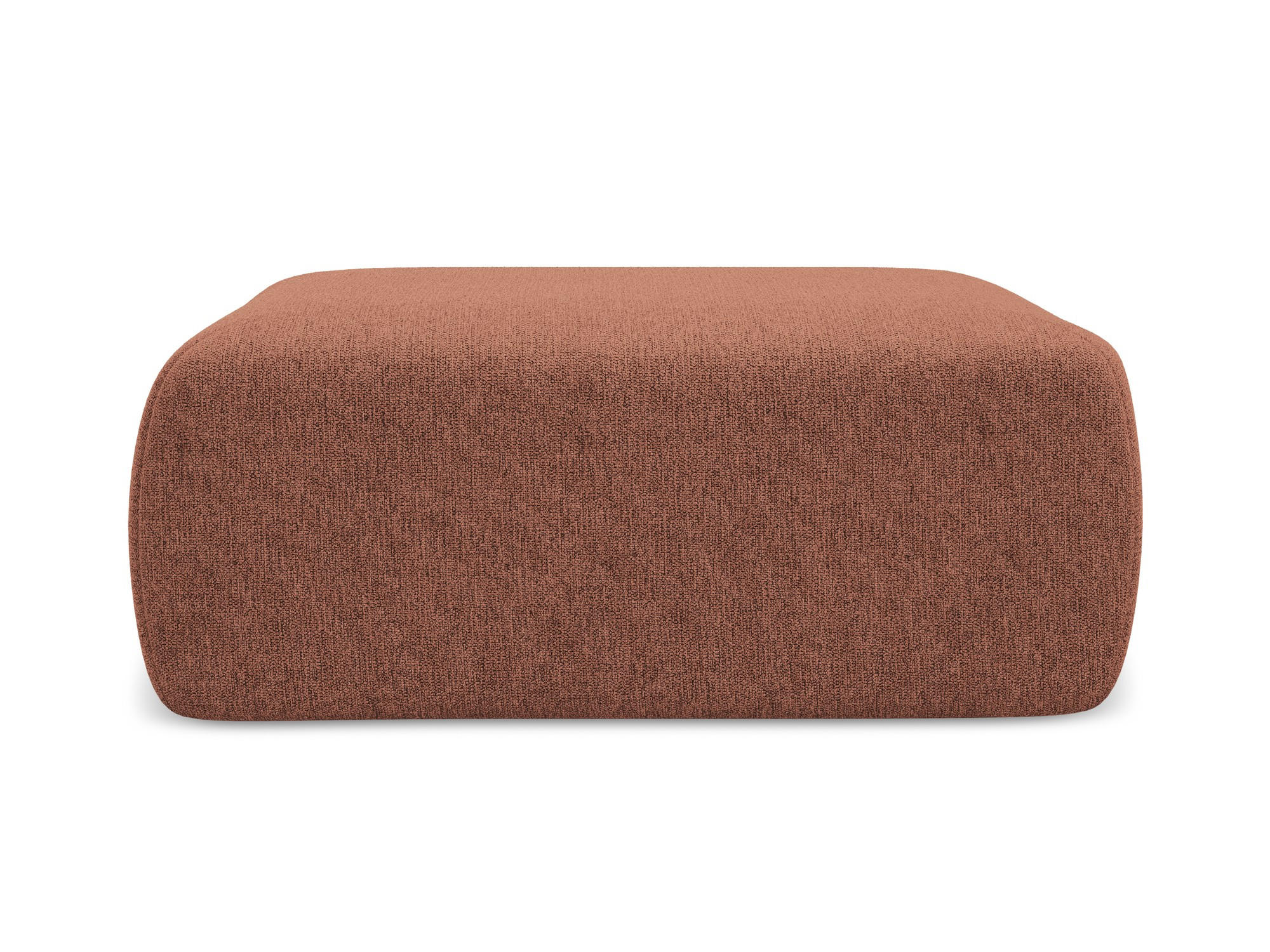 POUF Chenille Stoff Pink - Pink/Hellrosa, Kunststoff/Textil (102/40/62cm) - Makamii