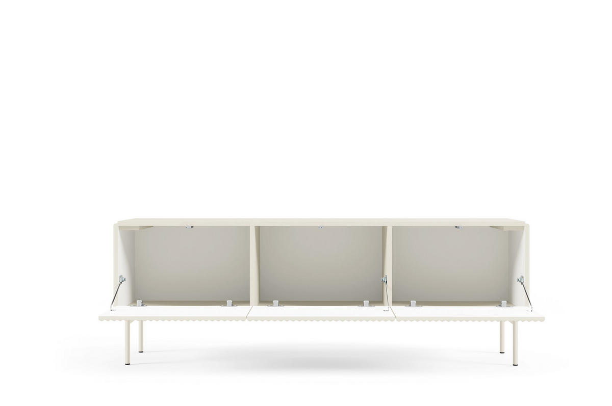 TV-SCHRANK, Kaschmir, 147 x 51,2 x 39,8 cm - Beige, Holzwerkstoff (147/51.2/39.8cm) - 3XE LIVING