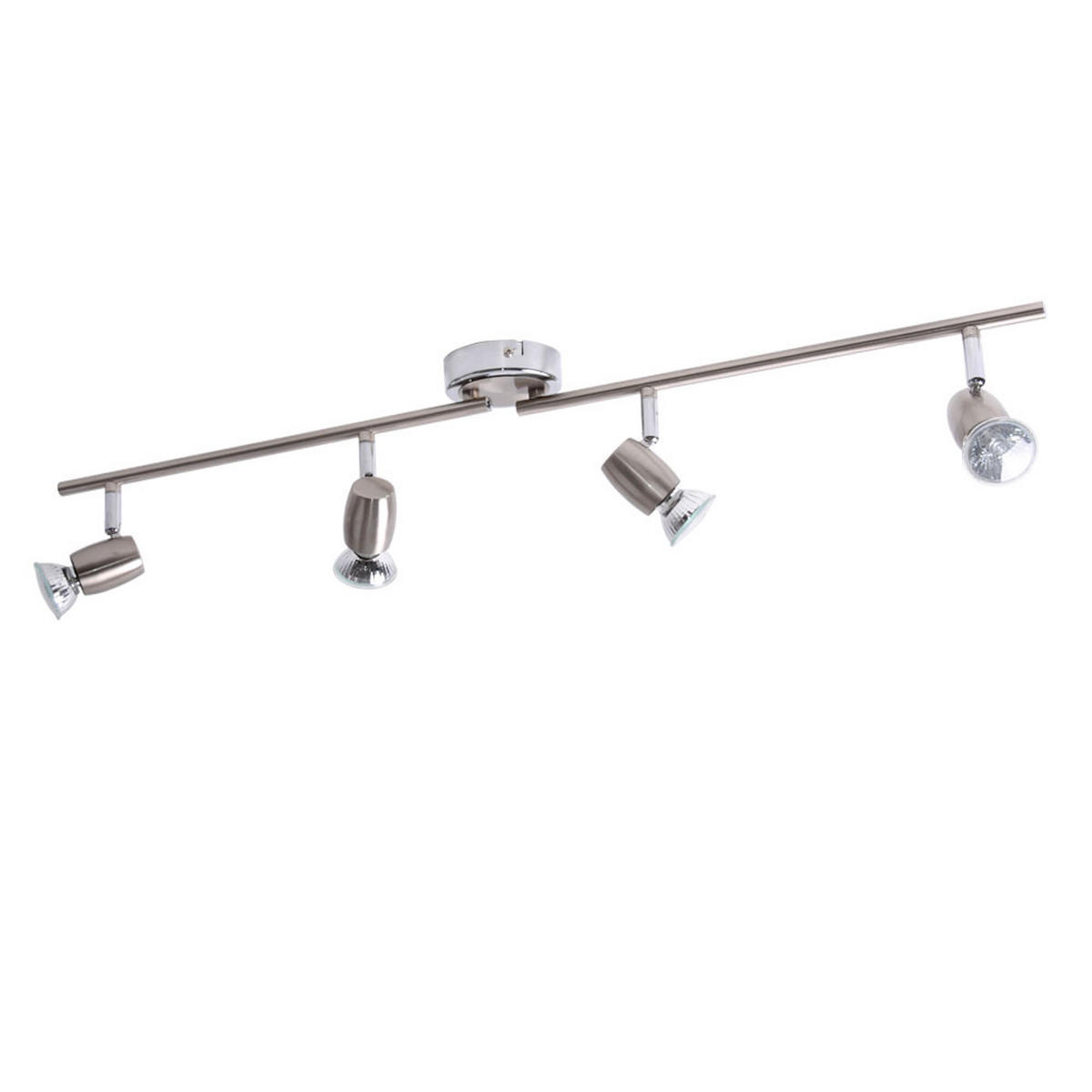 LED DECKENLEUCHTE PALERMO Silber Metall - Silberfarben, Metall (80/80/13.5cm) - Brilliant