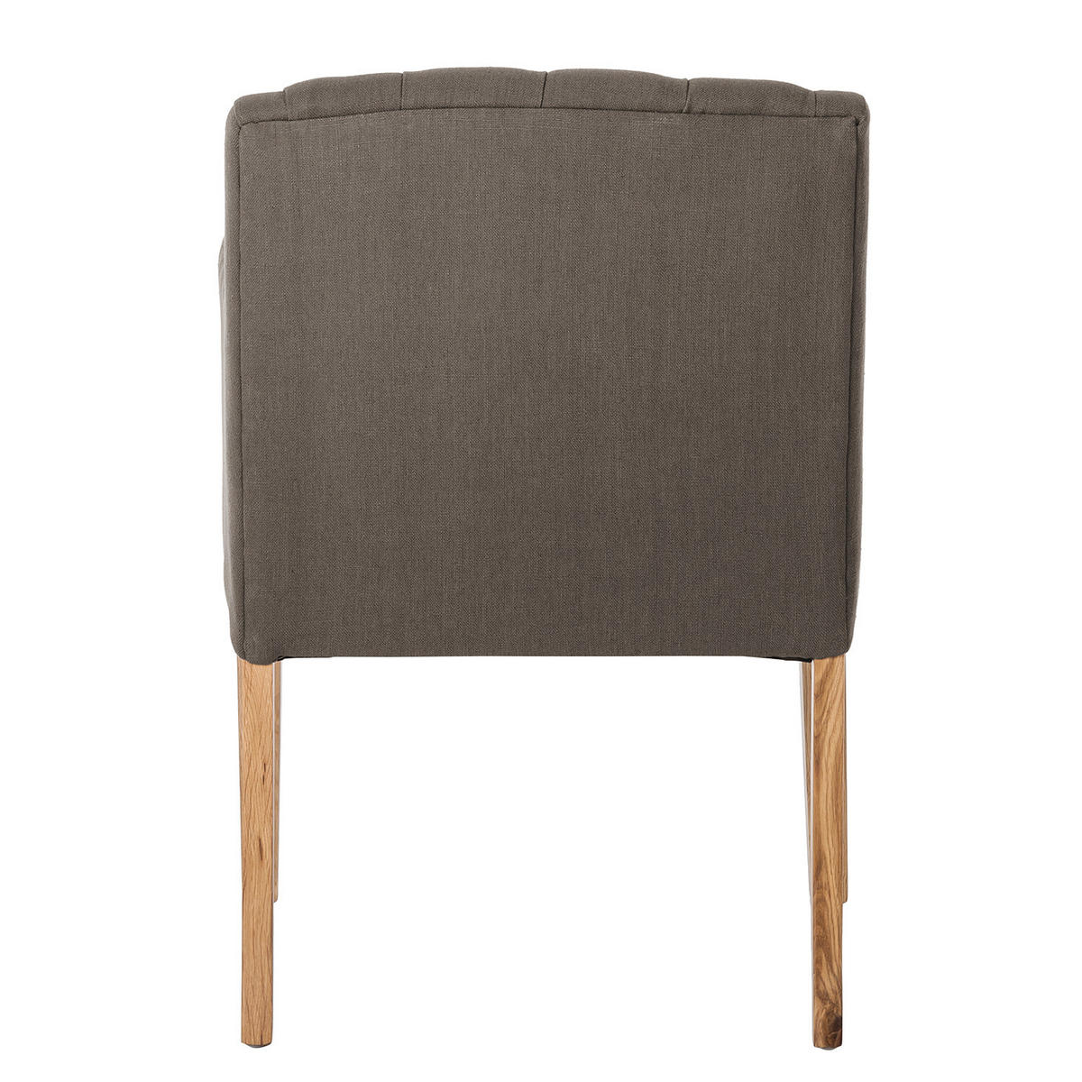 ARMLEHNENSTUHL - Webstoff - Braun, Textil (60/87/67cm) - home24