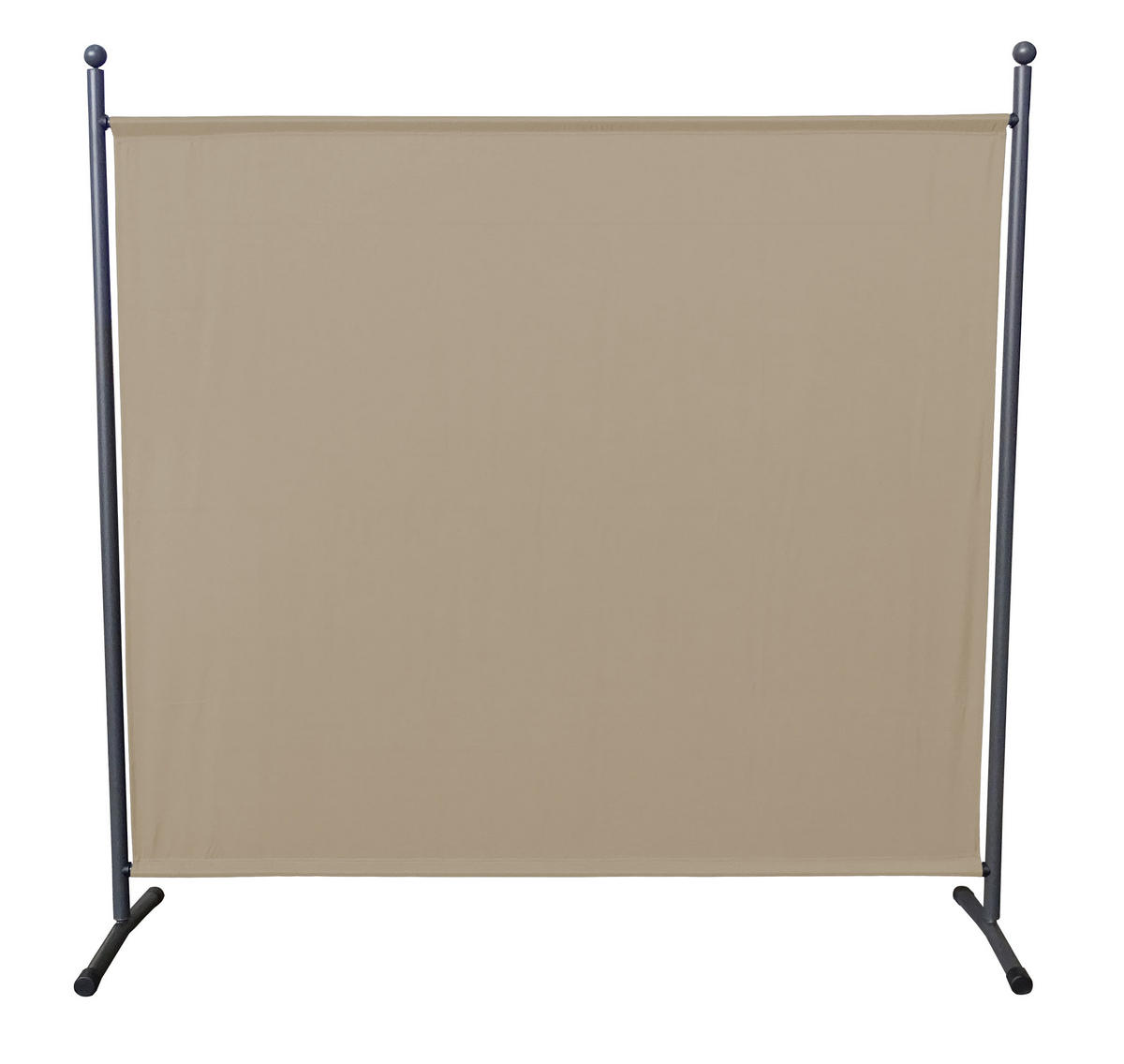 PARAVENT 2 Stück 1-tlg. 180x178 cm Beige - Beige, Metall (178/180cm) - QUICK STAR